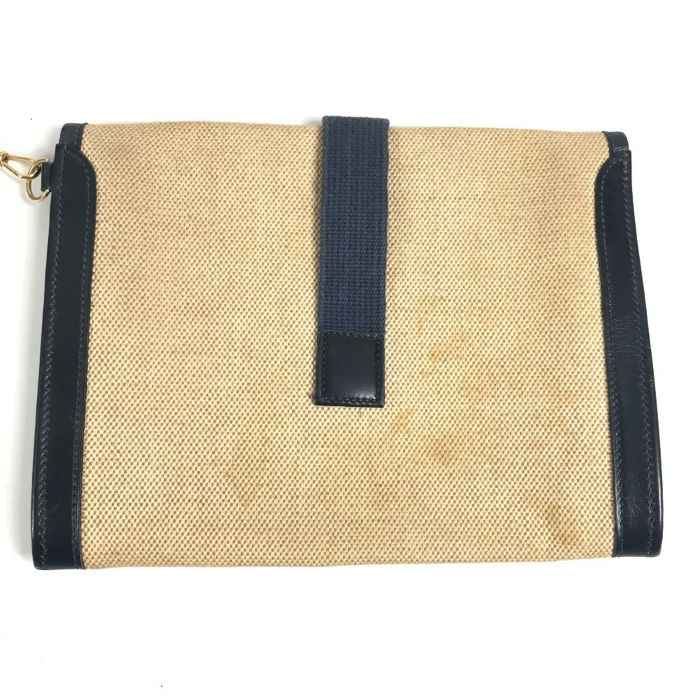 HERMES Vintage Sacoche Bag, Shoulder Handbag with Pouch, Leather, Canvas, Men... - Picture 13 of 16